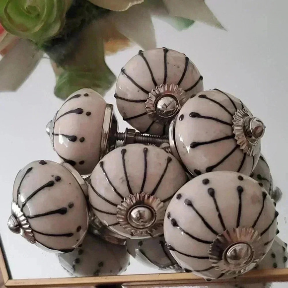 P2Ceramic knobs set of 12 Sparkle- - Picture 3 of 3